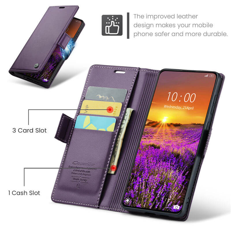 CaseMe Xiaomi Poco X7 Pro Wallet Case