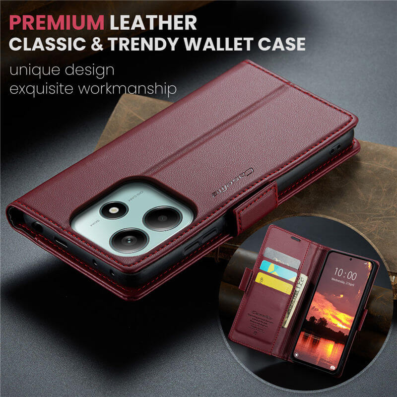 CaseMe Xiaomi Redmi Note 14 Wallet Case