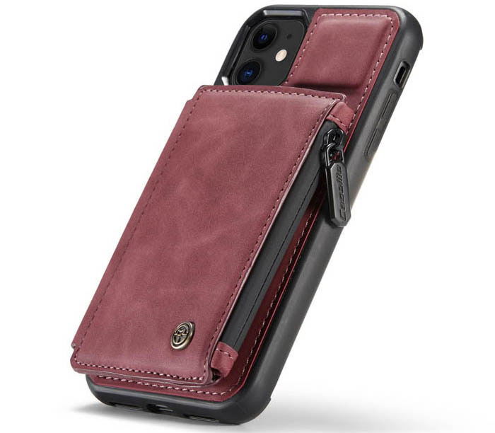 CaseMe iPhone 11 Zipper Pocket Card Slots Case