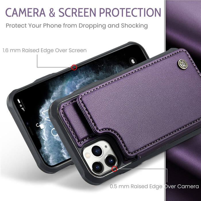 CaseMe iPhone 11 Pro RFID Blocking Card Holder Case