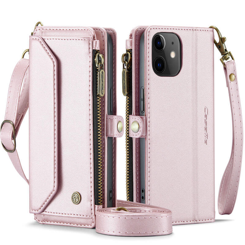 CaseMe iPhone 12 Mini Wallet RFID Blocking Crossbody Phone Case