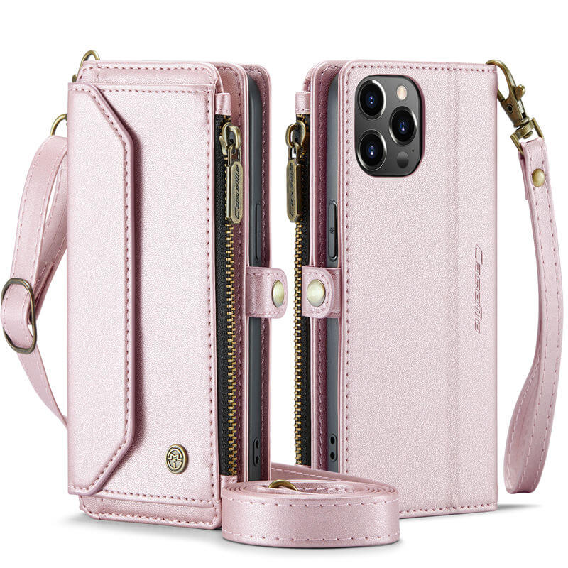 CaseMe iPhone 12/12 Pro Wallet RFID Blocking Crossbody Phone Case