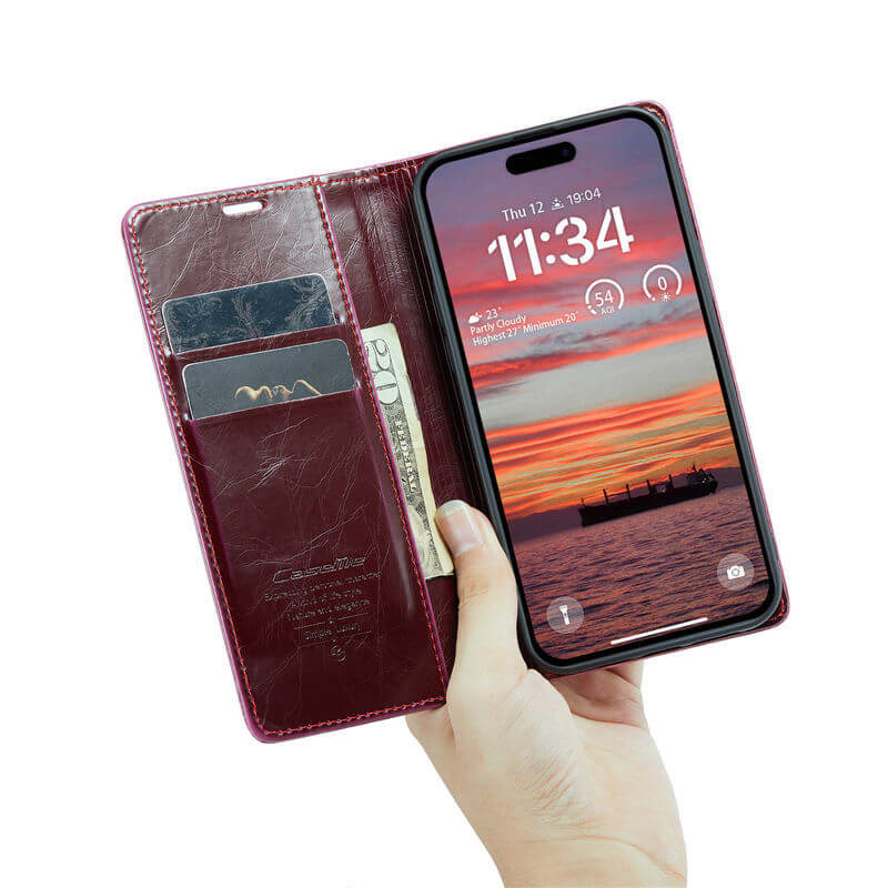 CaseMe iPhone 16 Plus Wallet Magnetic Case