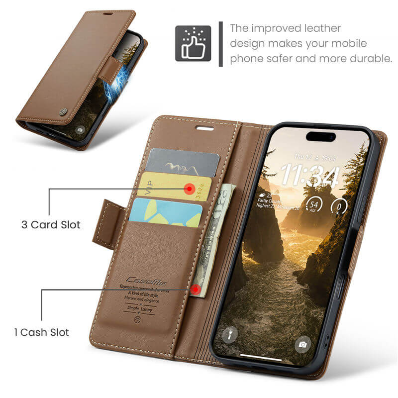 CaseMe iPhone 16 Wallet Case