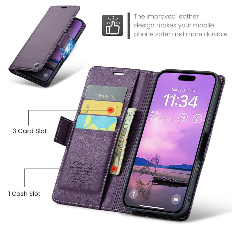 CaseMe iPhone 16 Wallet Case