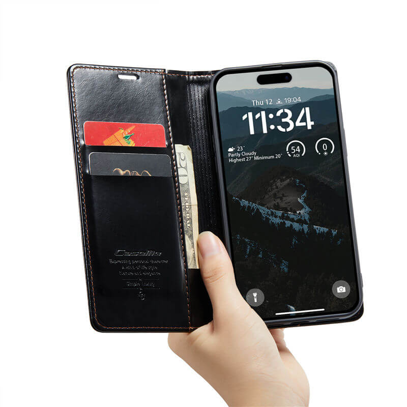 CaseMe iPhone 16 Pro Wallet Magnetic Case