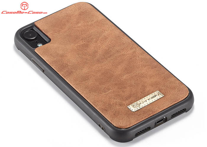 CaseMe iPhone XR Zipper Wallet Magnetic Detachable 2 in 1 Folio Flip Case